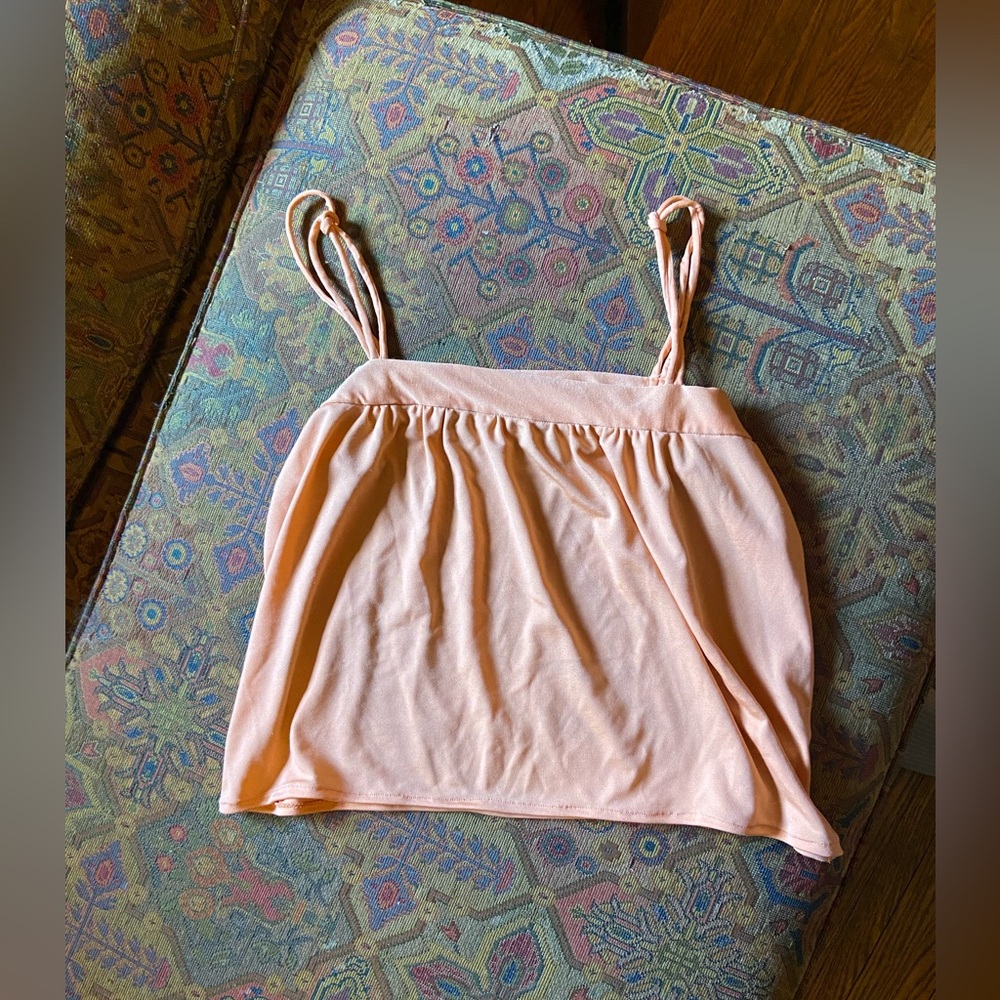 VINTAGE 50s peach cami